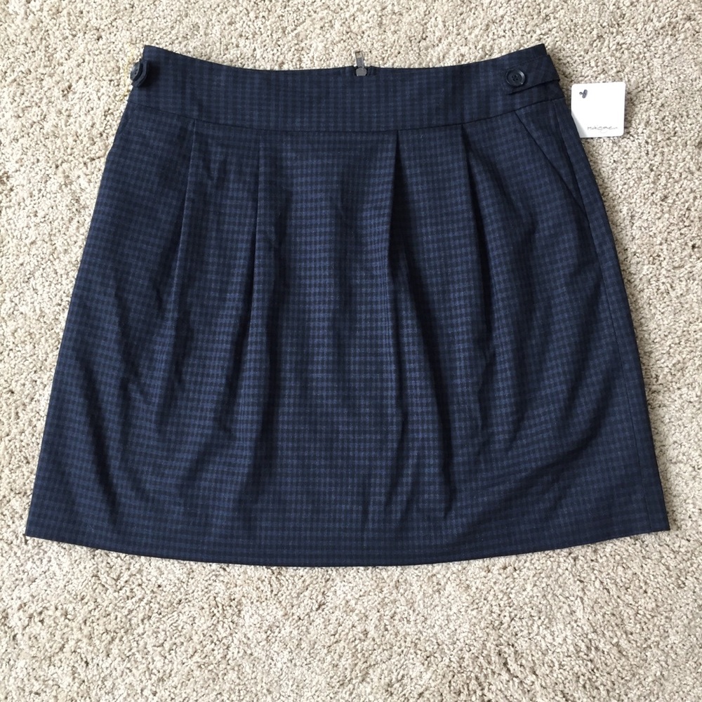 NWT Plaid Halogen Skirt